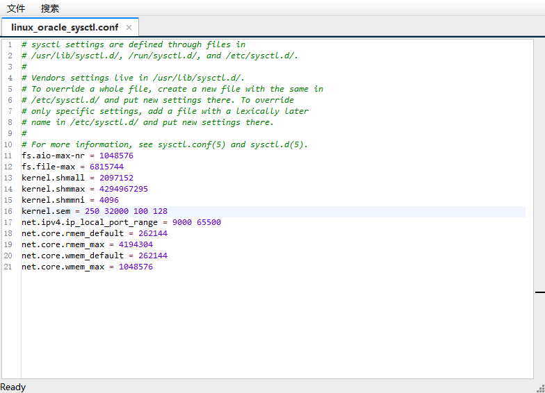3.5 配置Linux内核参数